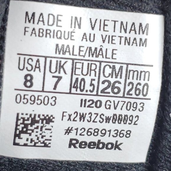 REEBOK QUESTION MID 'HOT ONES' MEN'S SIZE 8 BASKETBALL SNEAKERS (GV7093) RARE - Picture 10 of 10